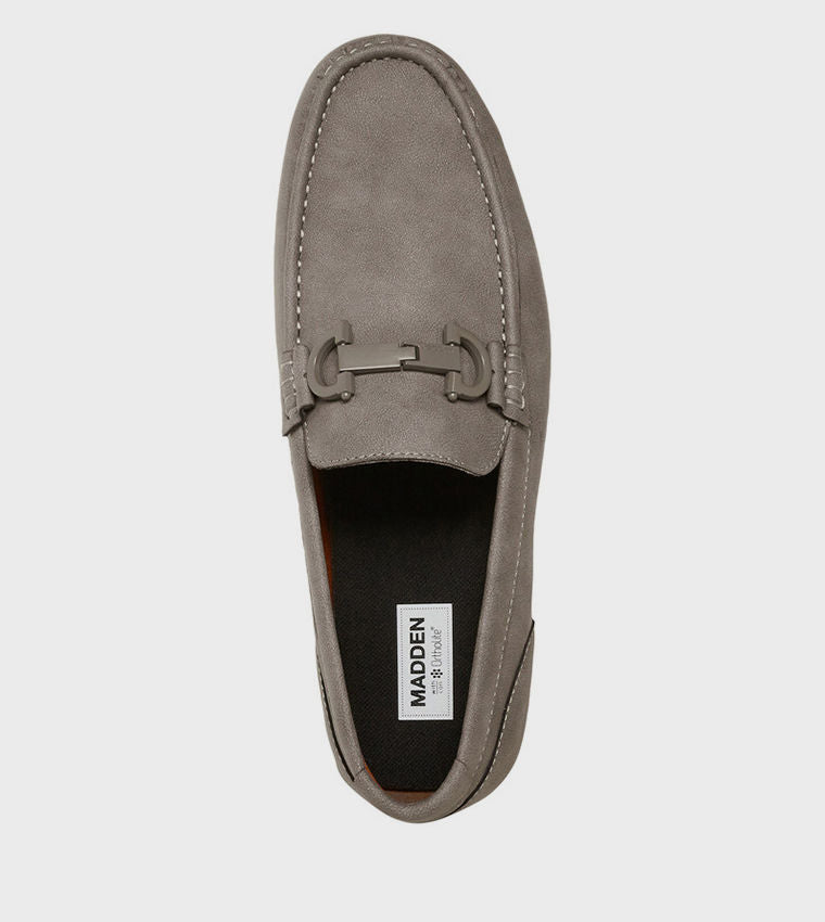 Steve Madden Men Casual M-SNAPPZ Metal Accent Loafers