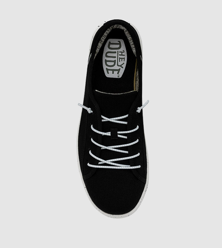 HEY DUDE CODY MESH Low‑Top Casual Shoes Black