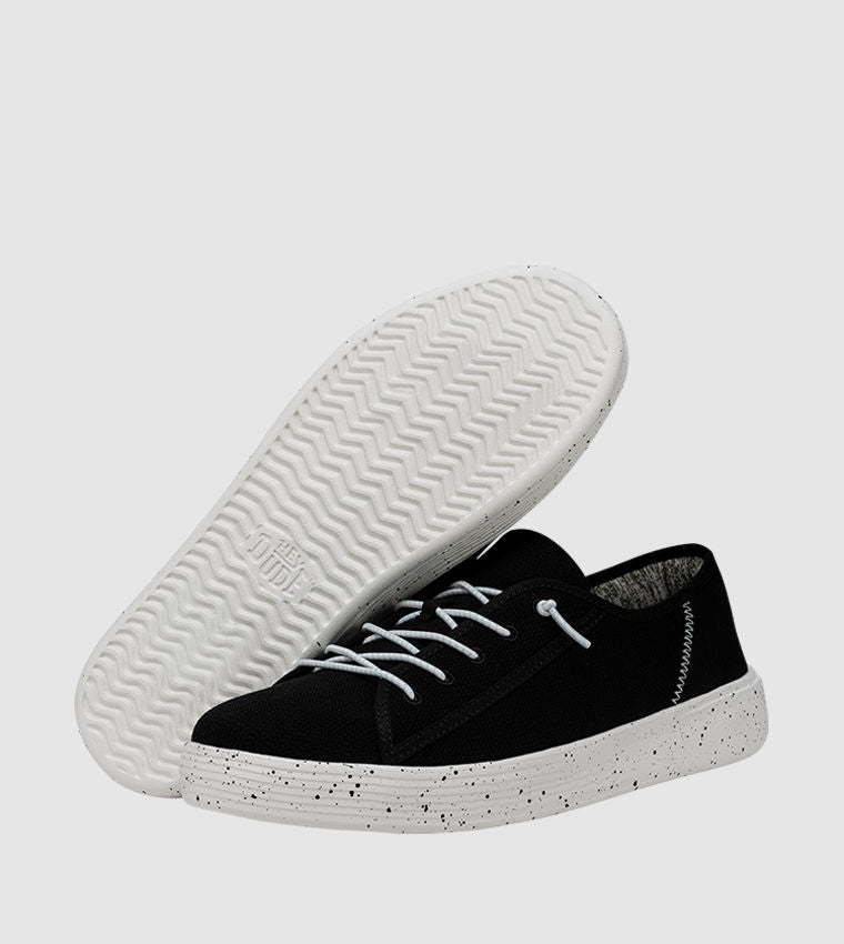 HEY DUDE CODY MESH Low‑Top Casual Shoes Black