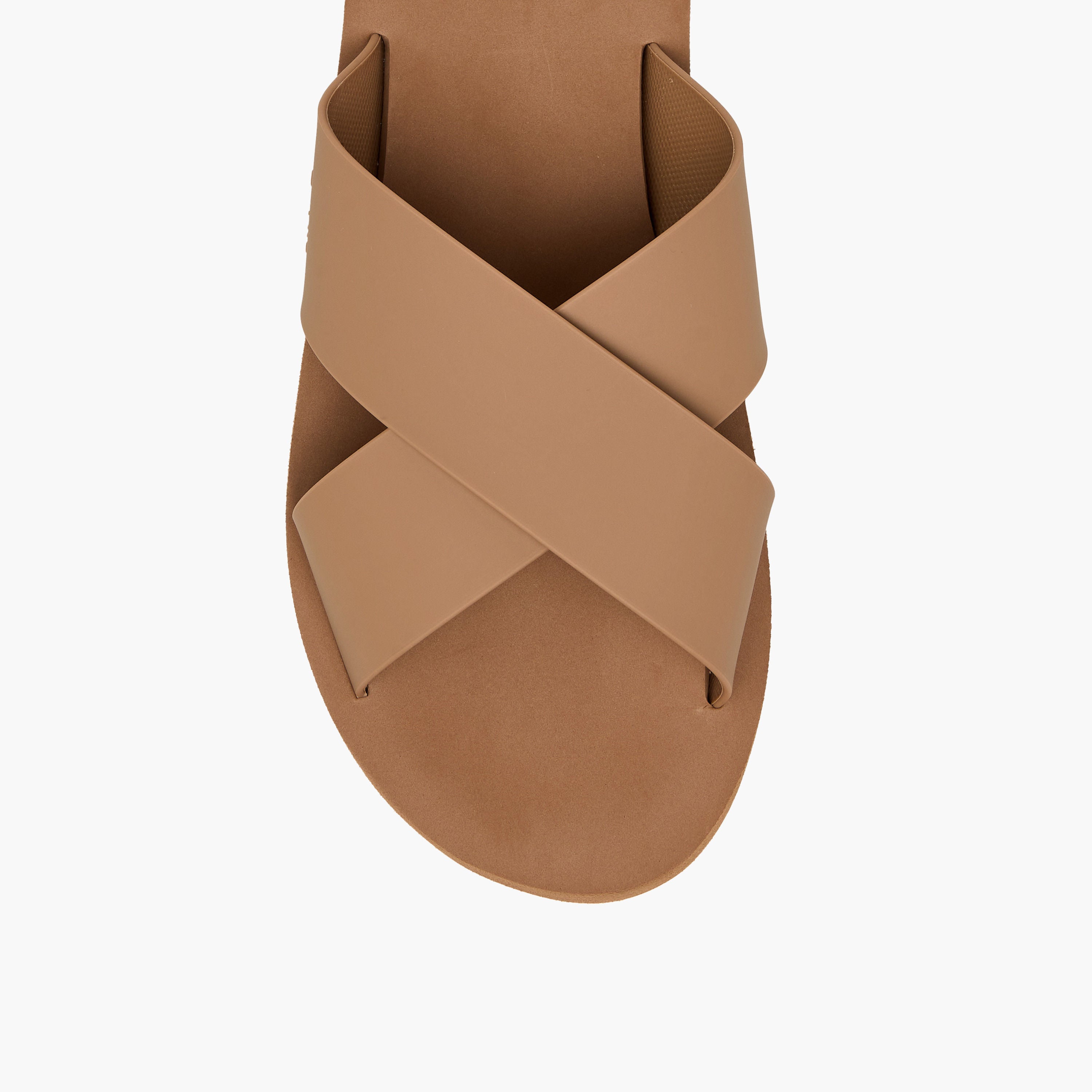 Lee Cooper Men's Logo Detail Cross Strap Flip Flops