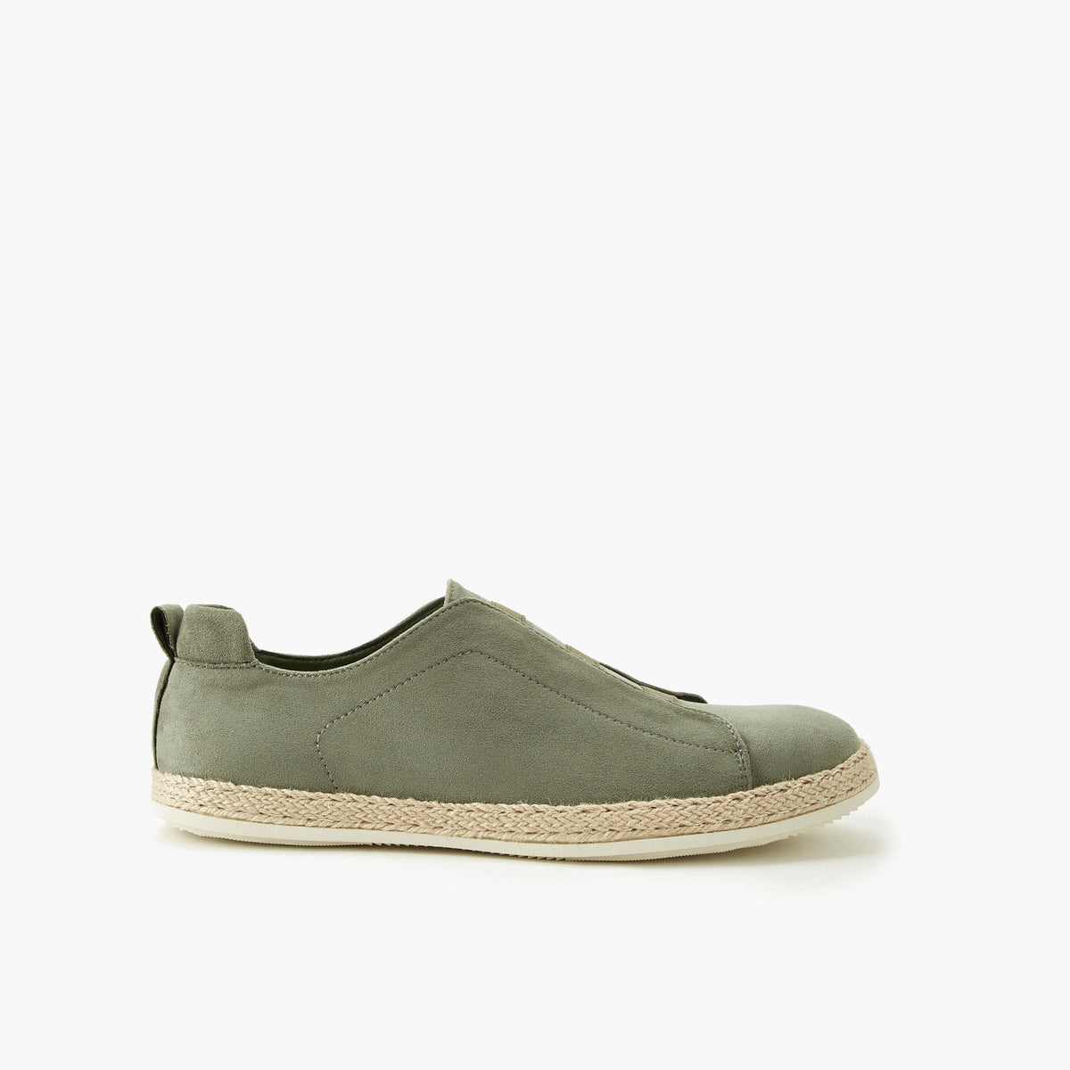 Peppermint Men Casual Textured Slip-On Espadrille Loafers