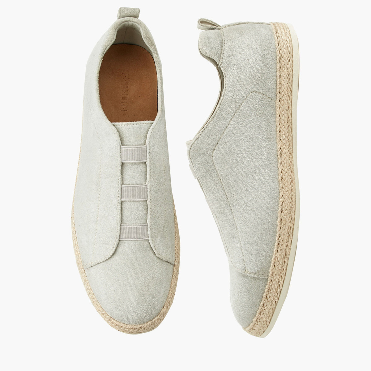 Peppermint Men Casual Textured Slip-On Espadrille Loafers