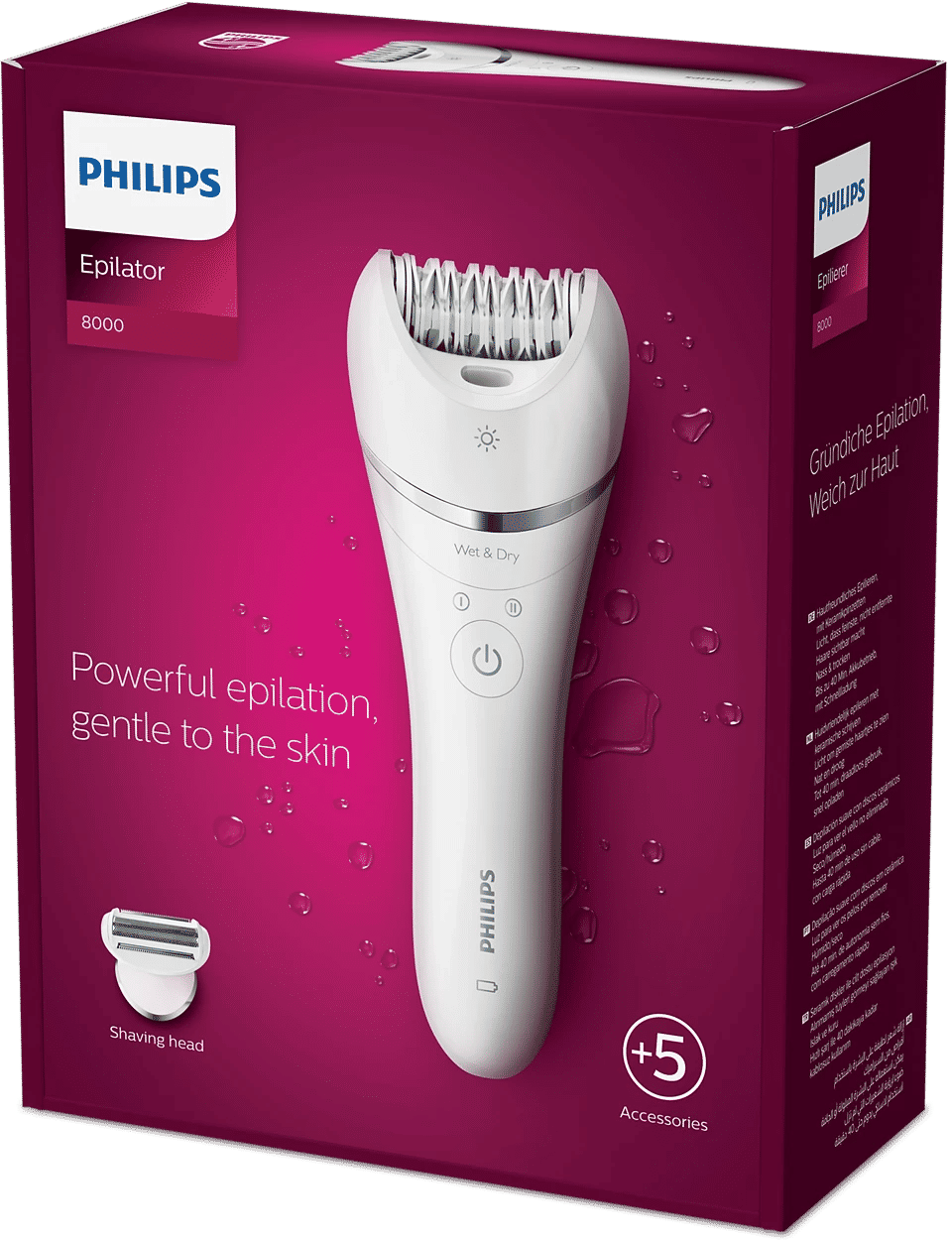 Philips Epilator Series 8000 BRE710/01