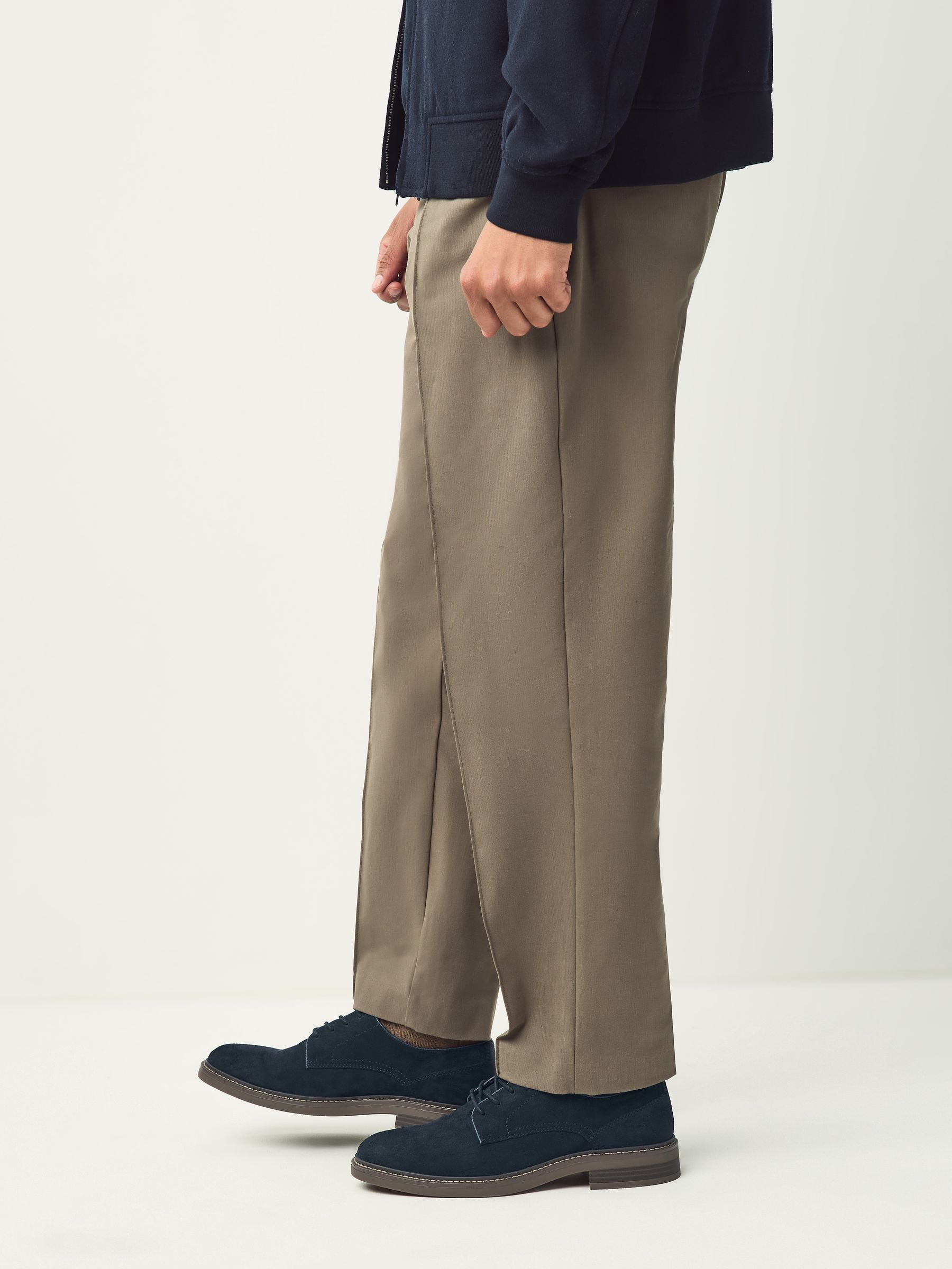 Next Suedette Derby Shoes Men's Navy Regular Fit