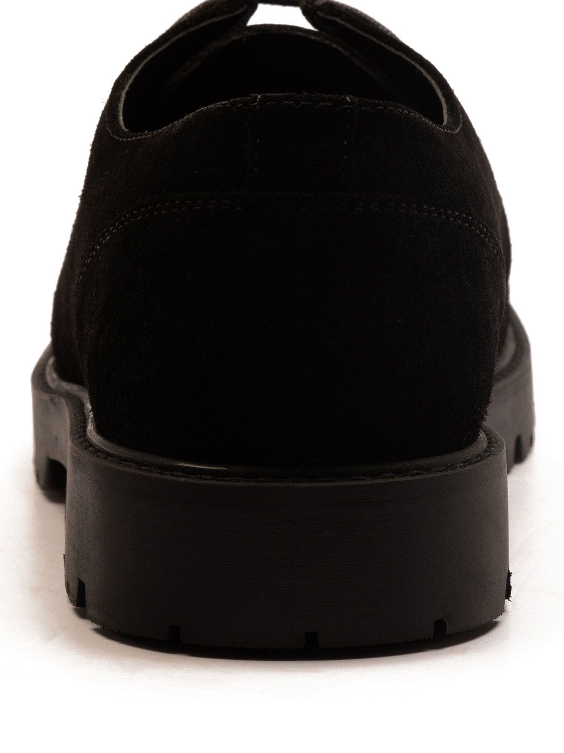 Off The Hook Jovi Suede Moc Toe Shoes with Lug Sole