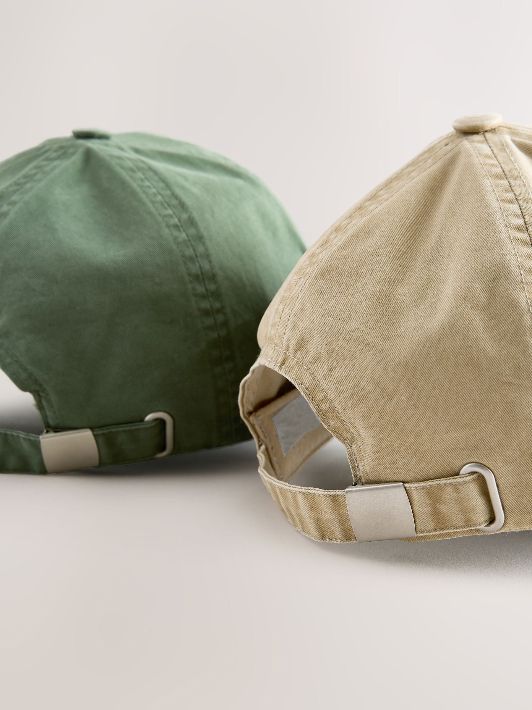 Khaki Stone Caps 2 Pack