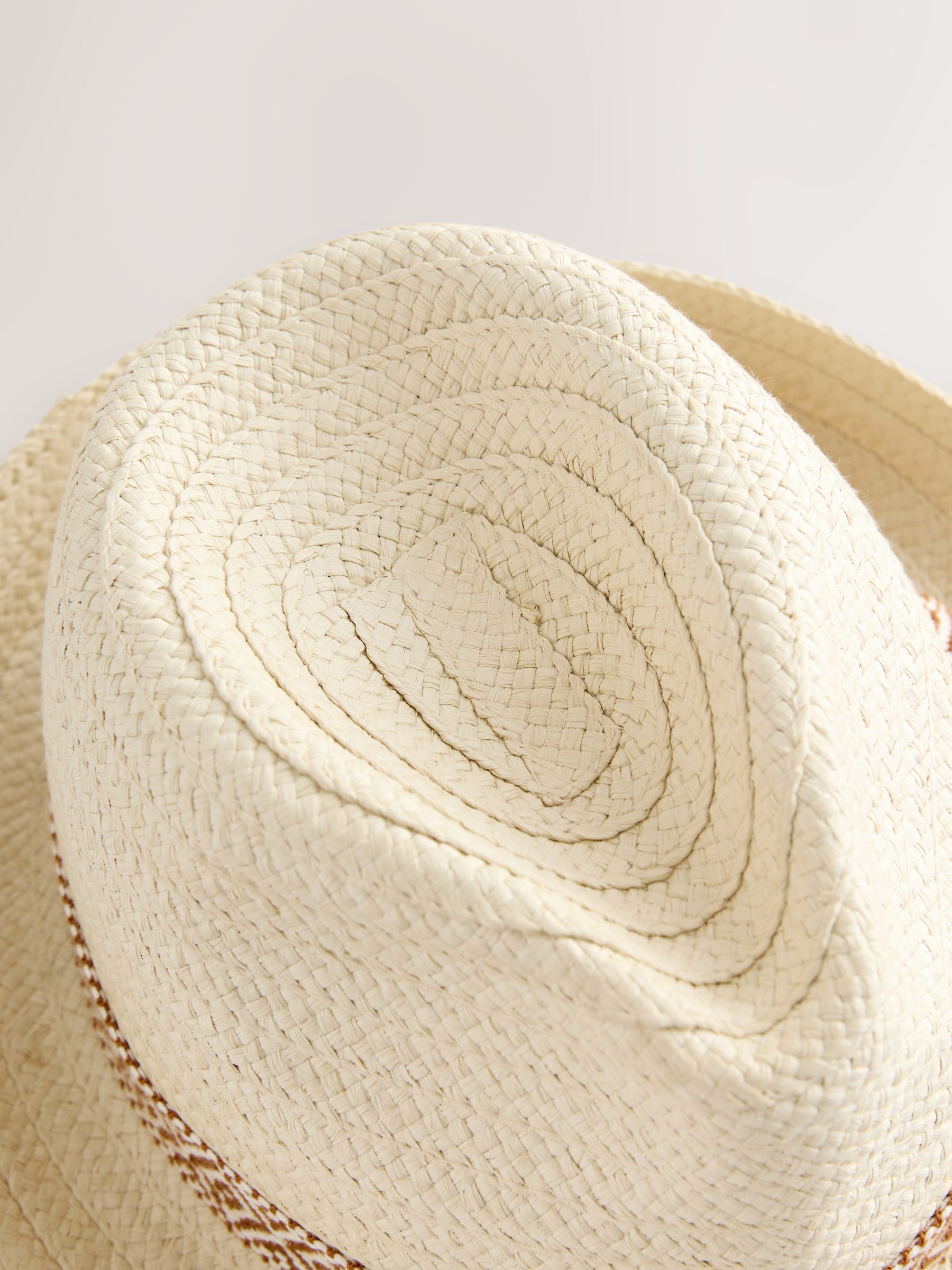 Neutral Brown Trilby Hat