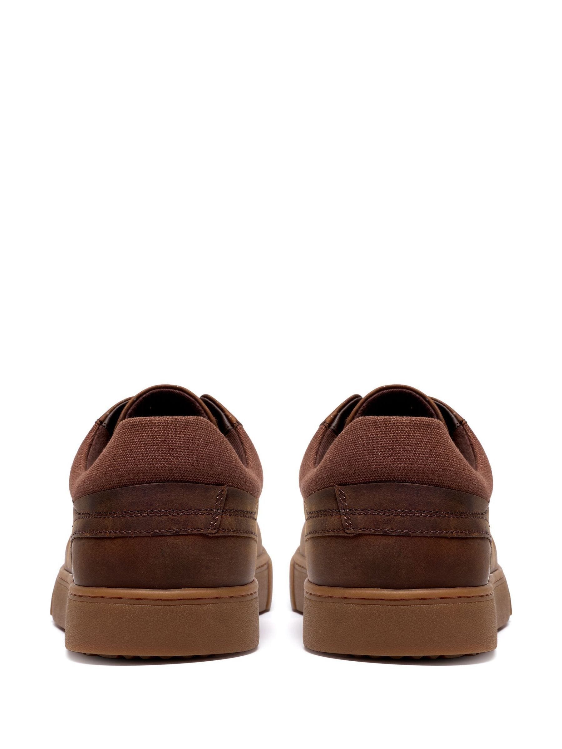 Clarks Men Casual LYDFORD LO Lace-Up Sneakers Brown Y36-415
