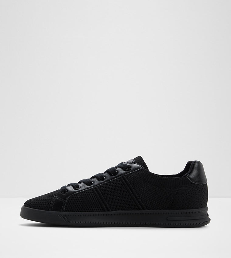 Aldo JOSHY Solid Lace-Up Sneakers Black alt2