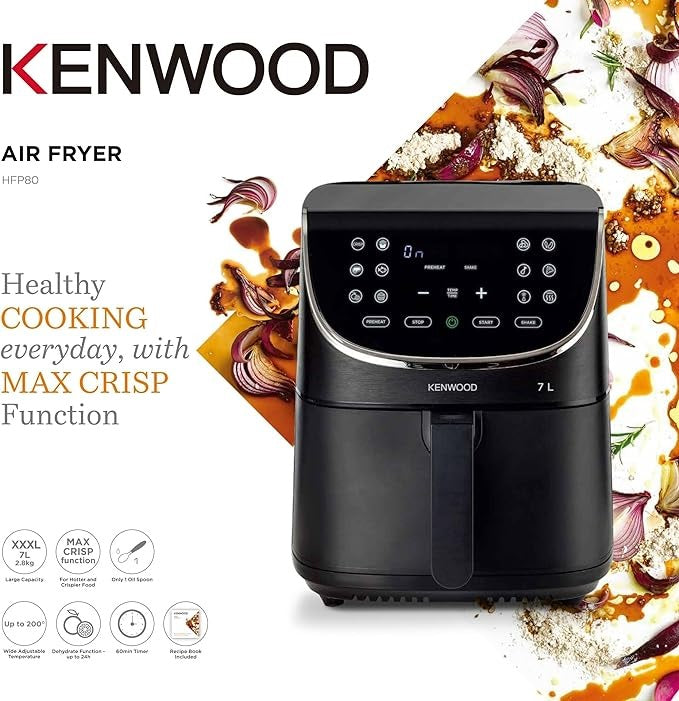 Kenwood HEALTHY FRYER HFP80.000BK - Jango Mall