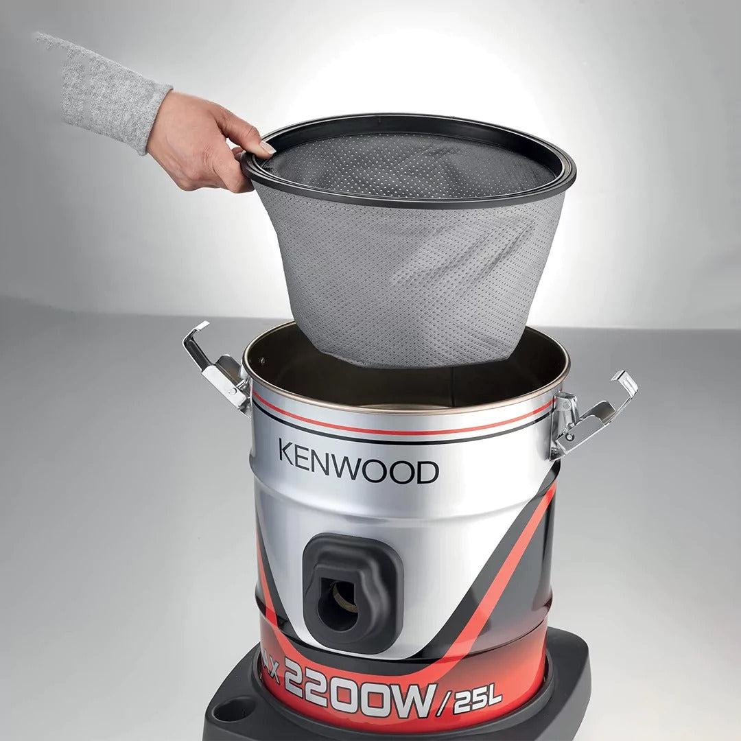 Kenwood VDM60.000BR 25L Drum Vaccum Cleaner - Jango Mall
