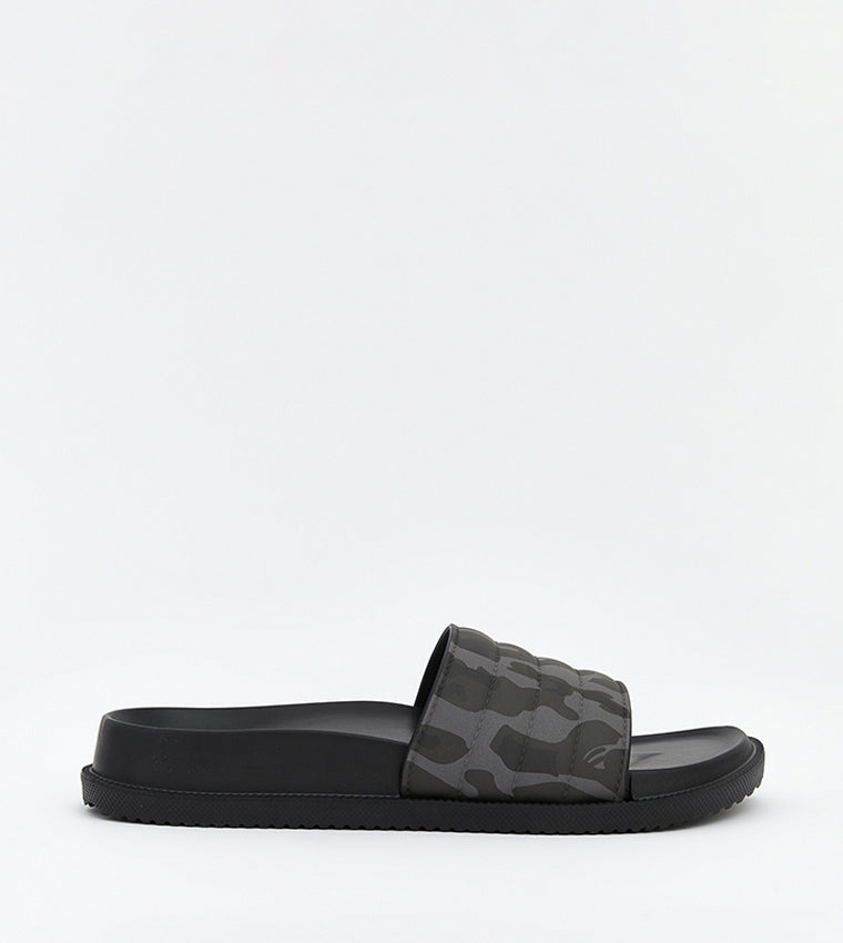 LC Waikiki Patterned Open Toe Slides
