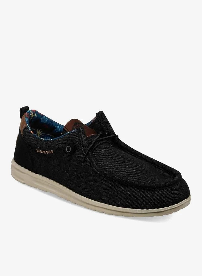Lee Cooper Men Slip-On Loafers Black