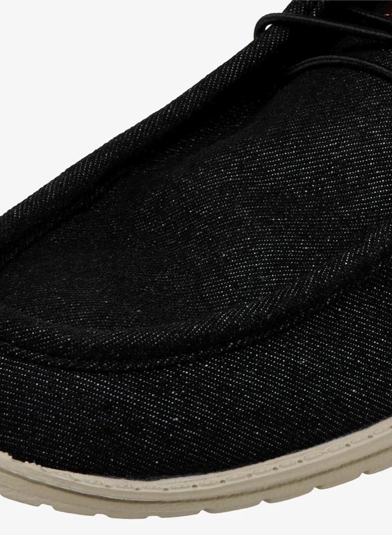 Lee Cooper Men Slip-On Loafers Black