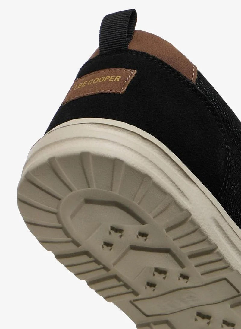 Lee Cooper Men Slip-On Loafers Black