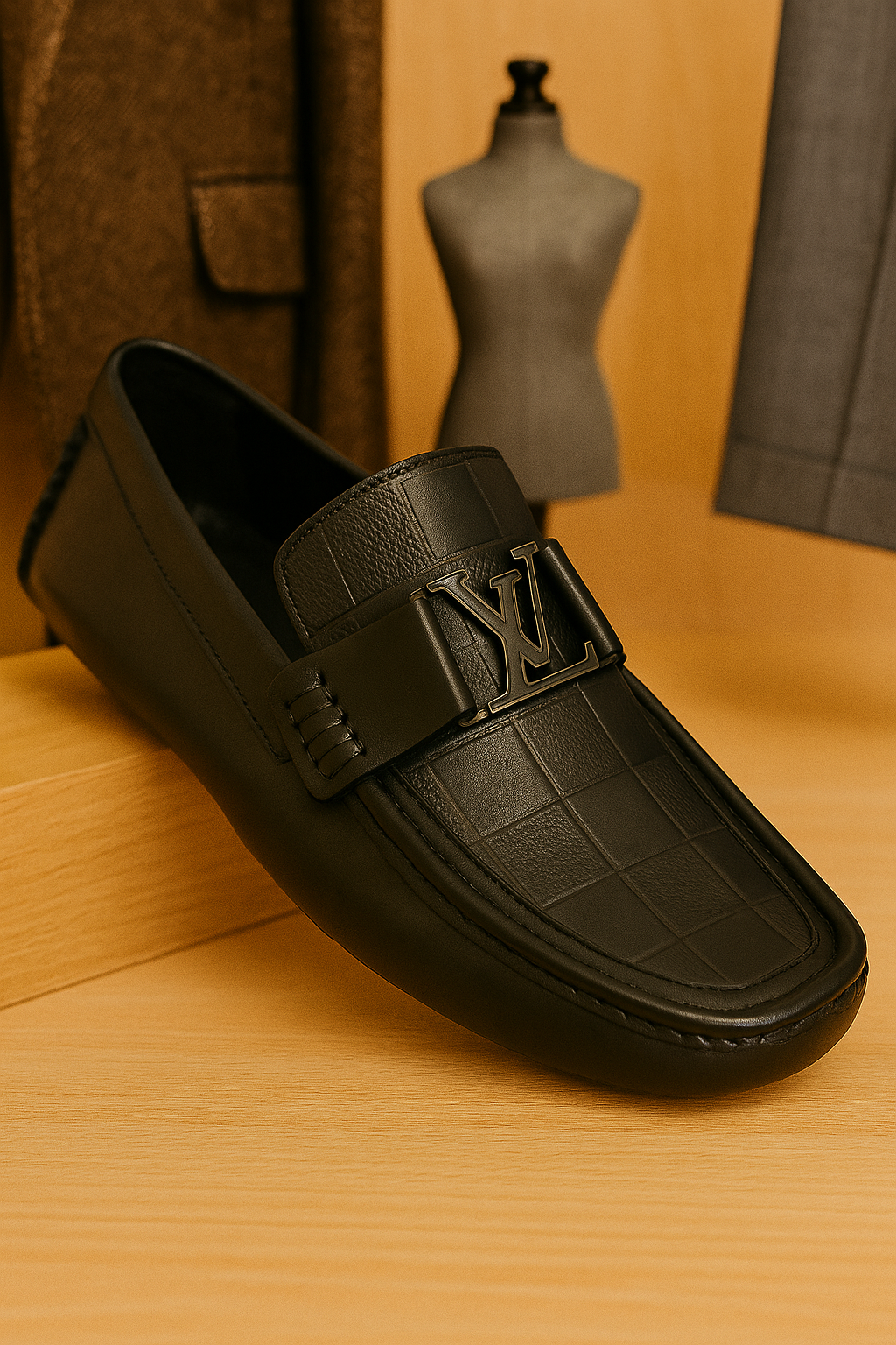 Men's Flat Heel Loafer for Men L.V