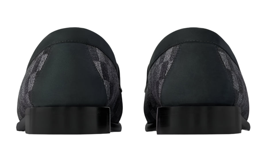 LV Major Loafer Black Check