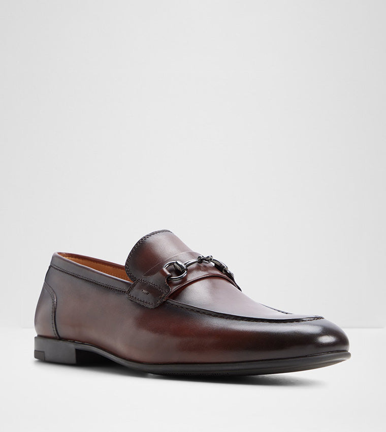 Aldo MARVIN Metal Accent Loafers Tan alt1