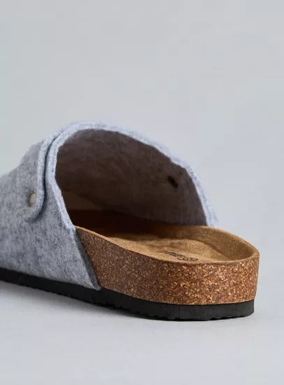 Max Buckle Accent Slip-On Mules