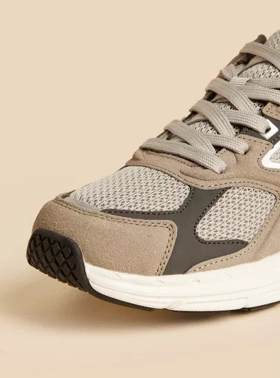 Max Panelled Lace-Up Sneakers