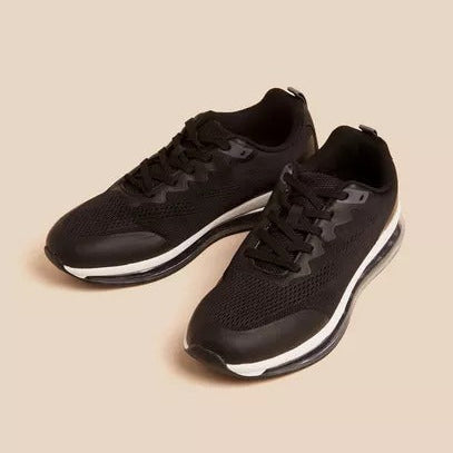Max Textured Lace-Up Sports Shoes