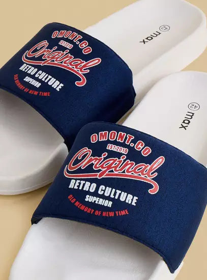 Max Graphic Print Slides White