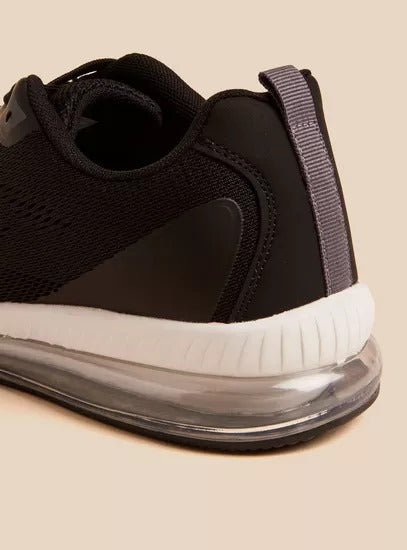 Max Textured Lace-Up Sports Shoes