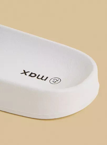 Max Graphic Print Slides White