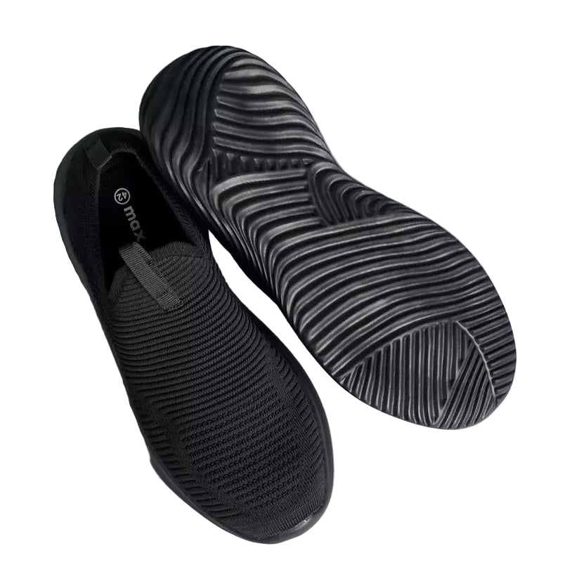 Textured Slip-On Sports Shoes