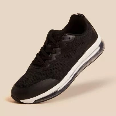 Max Textured Lace-Up Sports Shoes