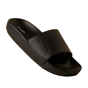 Max Textured Soft Slide Black