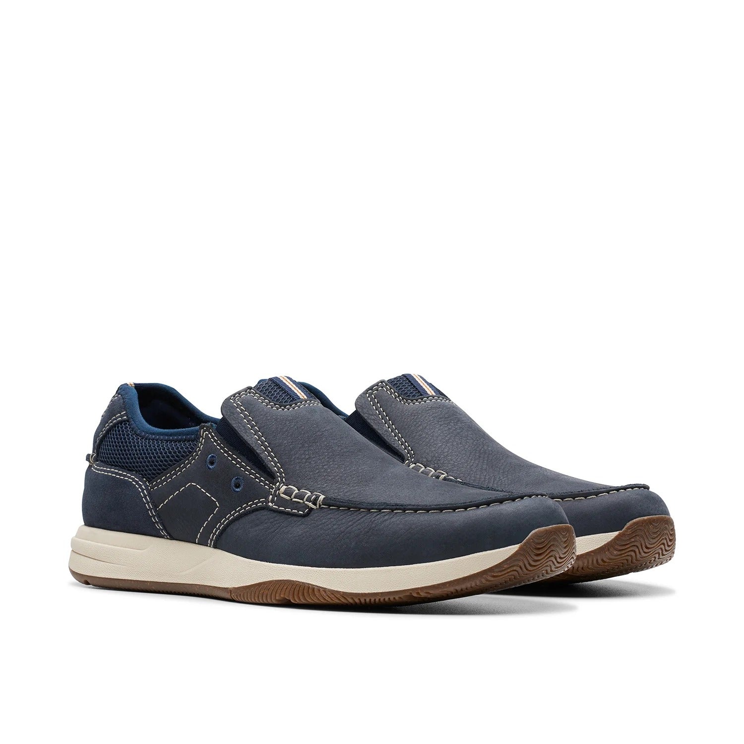 Clarks Mens - Sailview Step Navy Nubuck