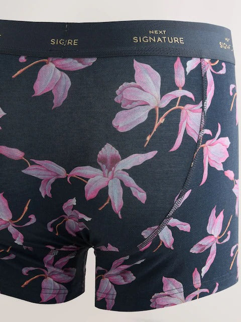 Next Kew Collection Floral Print Signature A-Fronts 4 Pack