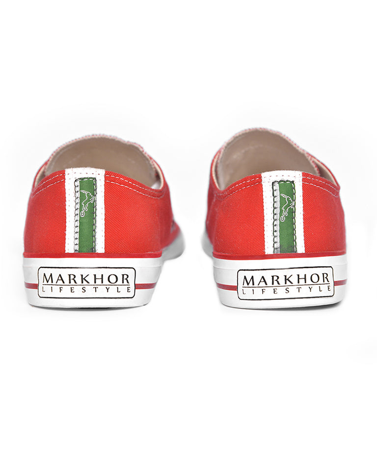 Performance Low Cut Fashion Sneaker Red - Jango Mall