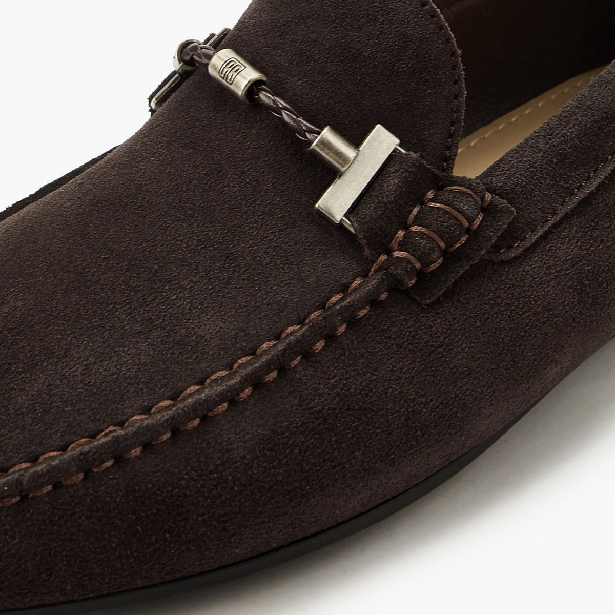 Renzo Ruganni Suede Leather Loafers Brown