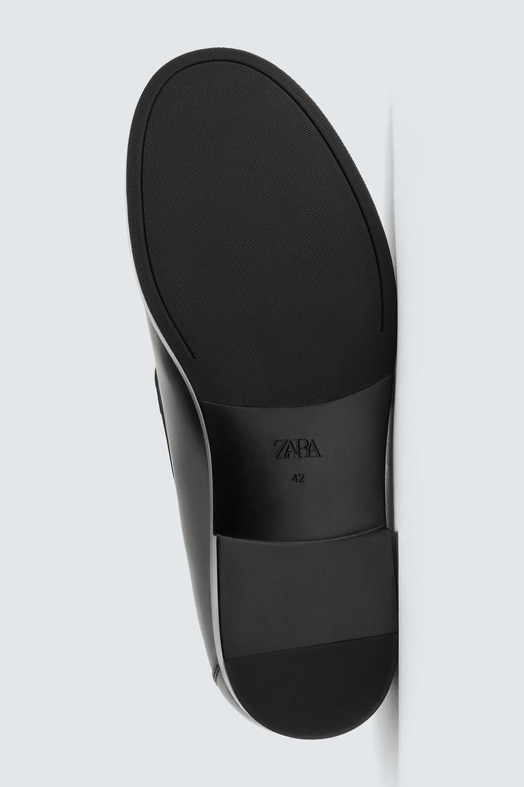 Tassel Dress Loafers Black by Z.A.R.A