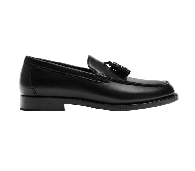 Tassel Dress Loafers Black by Z.A.R.A
