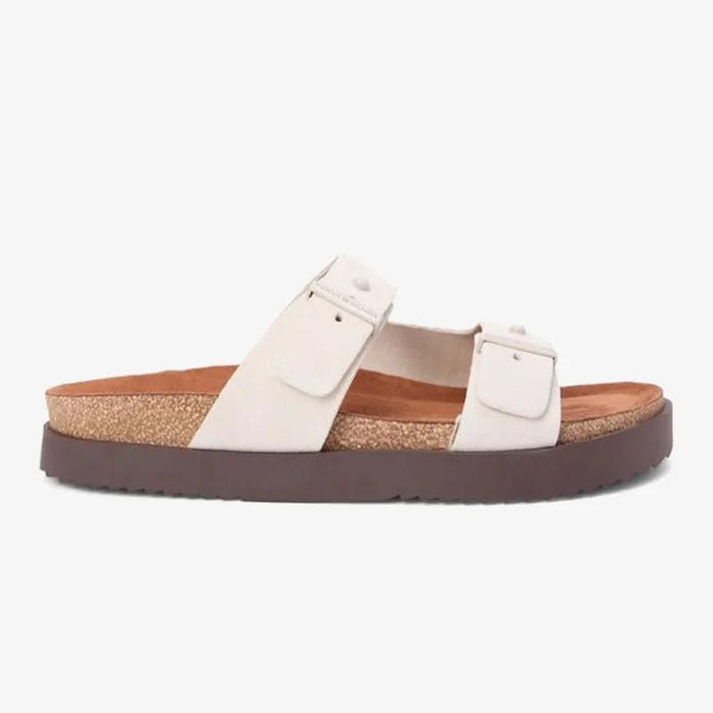 Tommy Hilfiger Suede Buckle Cork Footbed Sandals