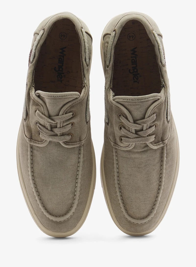 Wrangler Zeb Boat Sneaker Beige