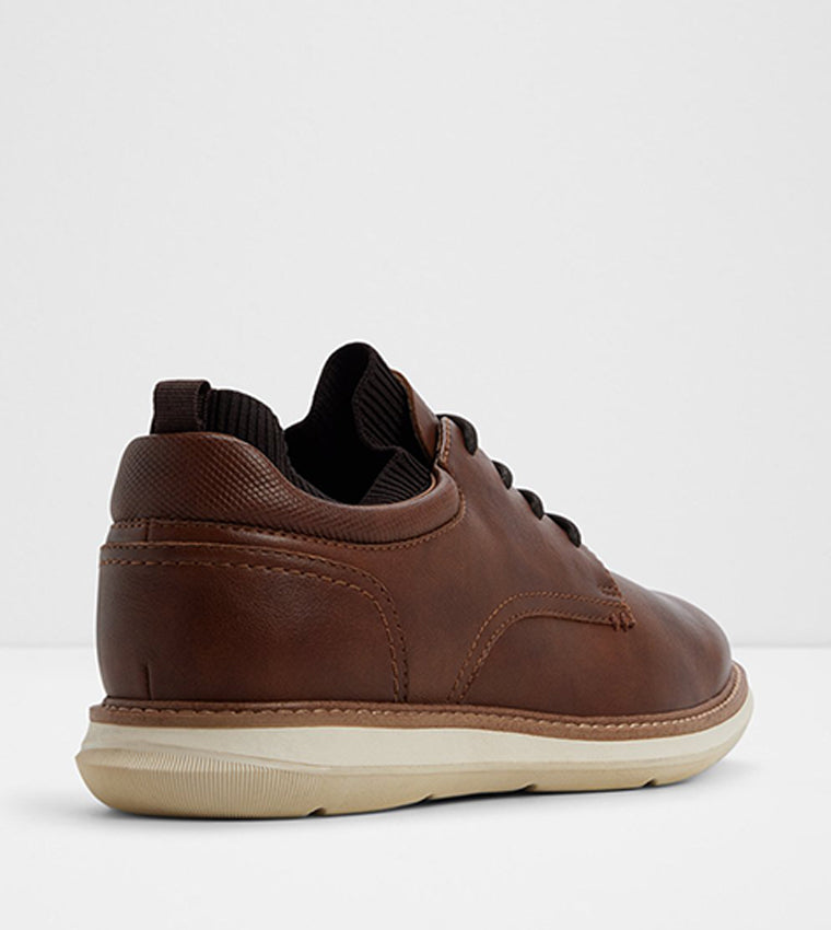 Aldo WYNDER Solid Lace-Up Shoes Brown alt 1