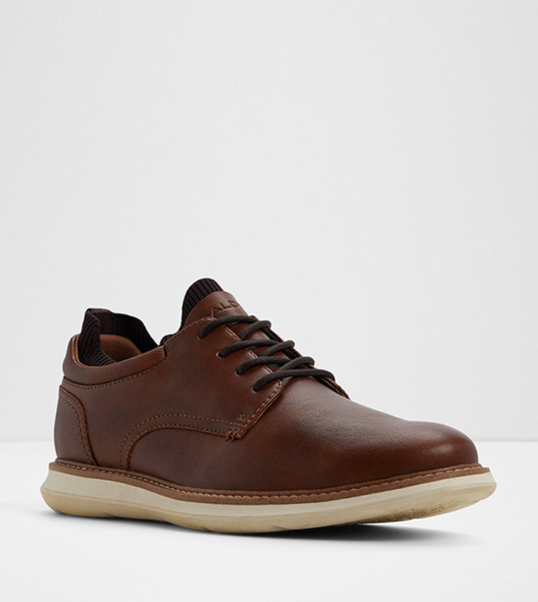 Aldo WYNDER Solid Lace-Up Shoes Brown alt 3