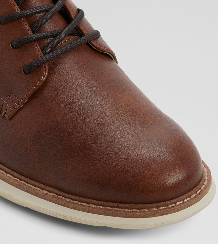 Aldo WYNDER Solid Lace-Up Shoes Brown alt 4