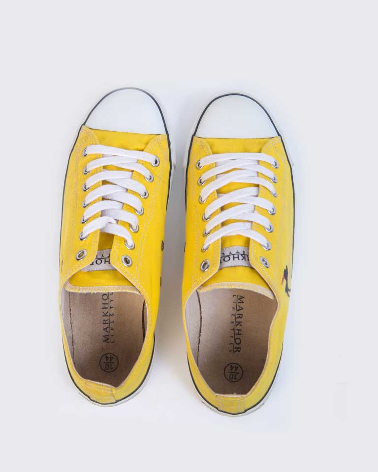Performance Low Cut Fashion Sneaker Yellow - Jango Mall