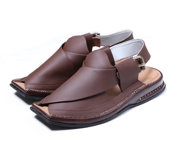 Dark Brown Peshawari Chappal - Jango Mall