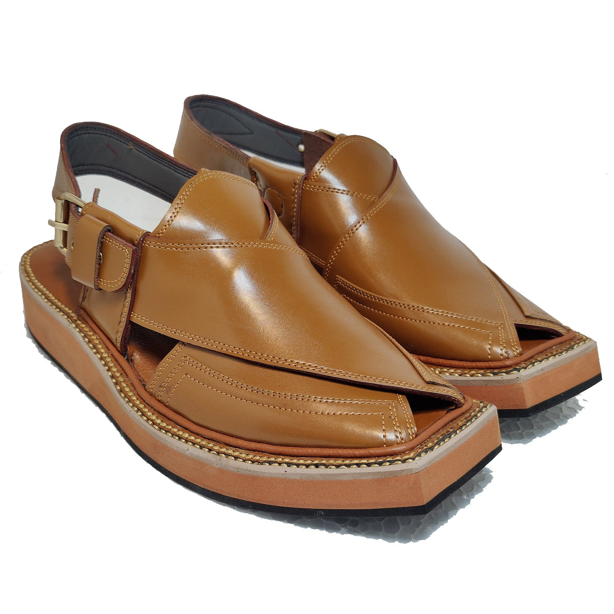 Kaptaan Double Mustard Chappal - Jango Mall