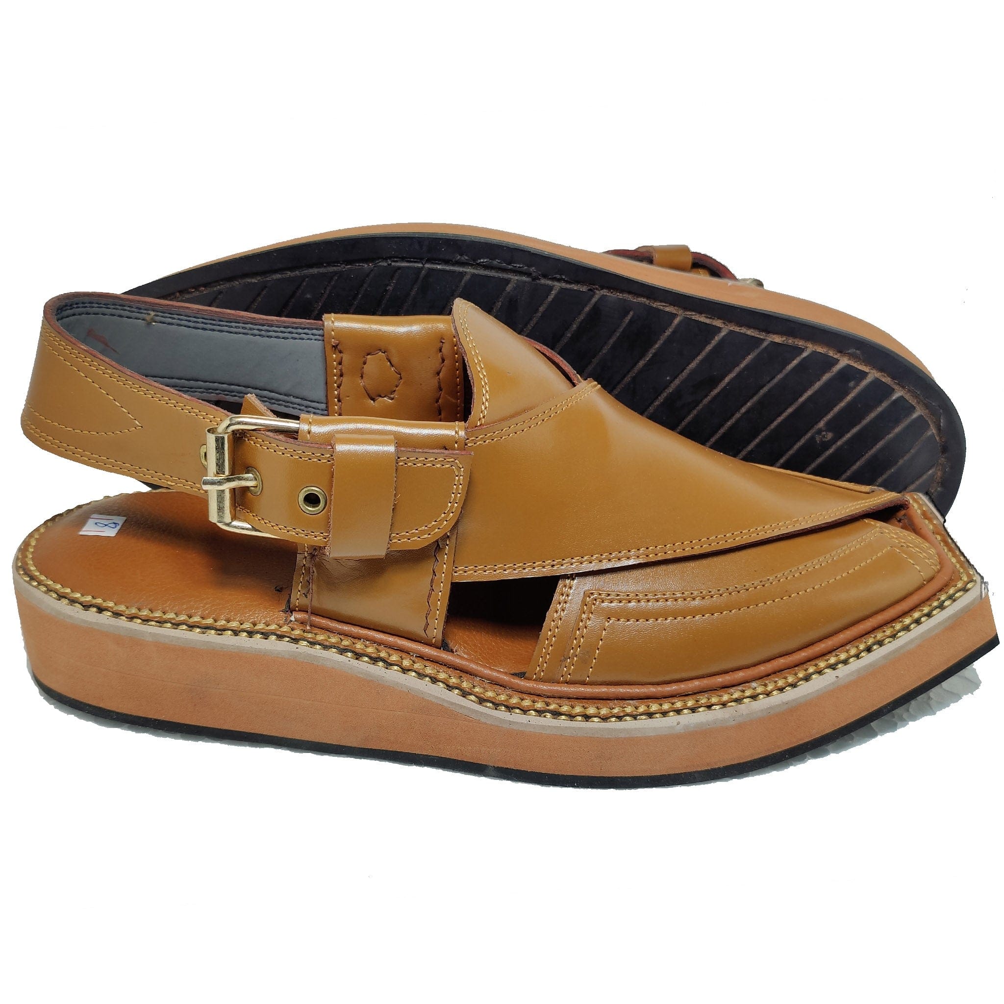 Kaptaan Double Mustard Chappal - Jango Mall