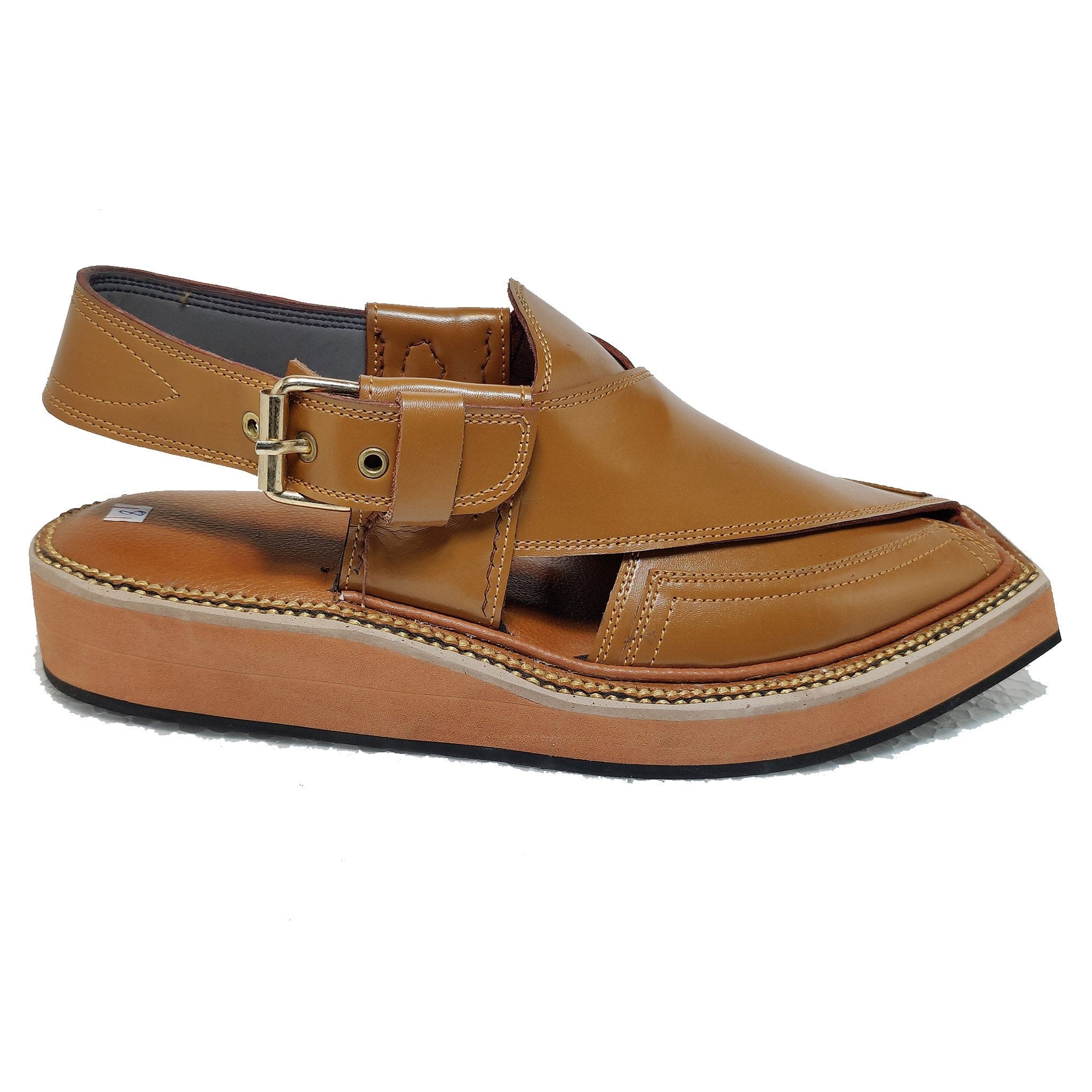 Kaptaan Double Mustard Chappal - Jango Mall