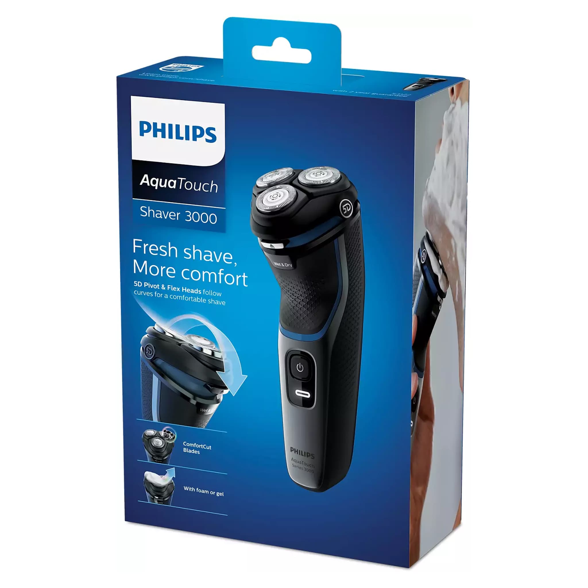 Philips Wet or Dry Electric Shaver S3122/51 - Jango Mall