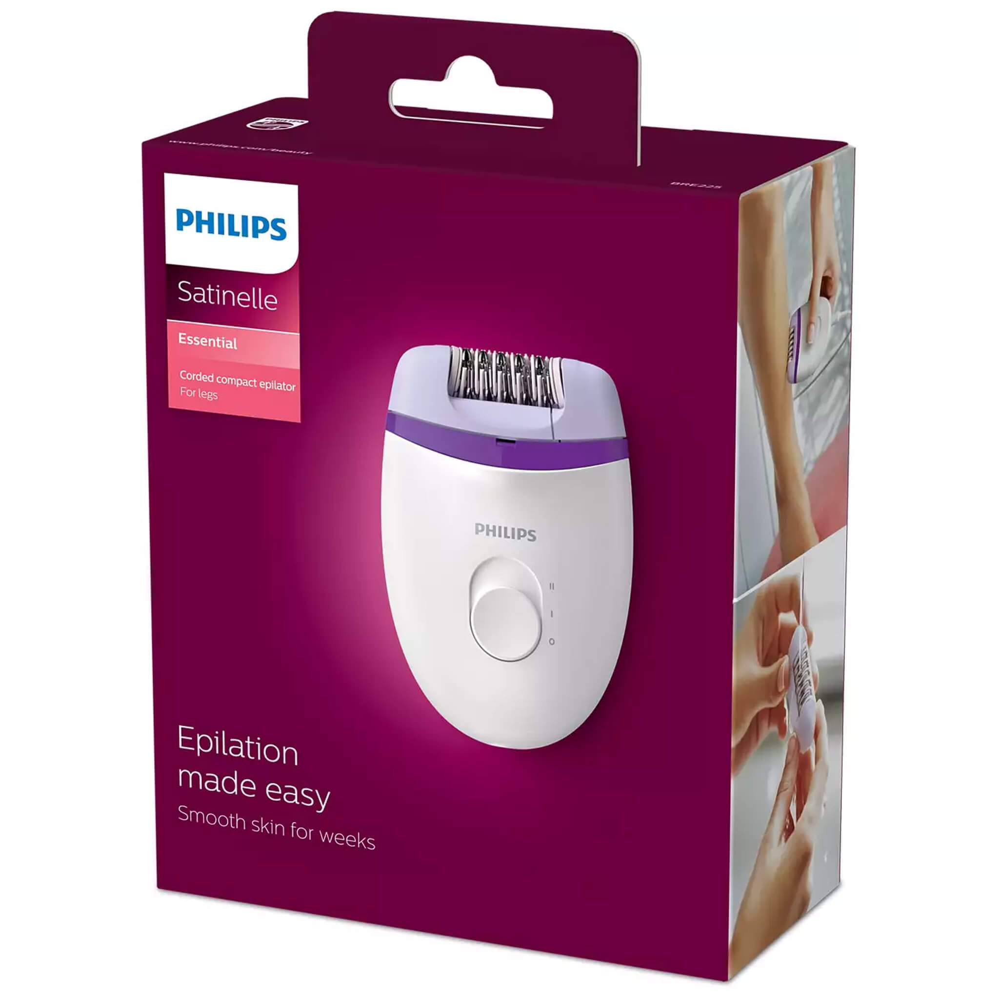 Philips Corded Compact Epilator BRE225/01 - Jango Mall