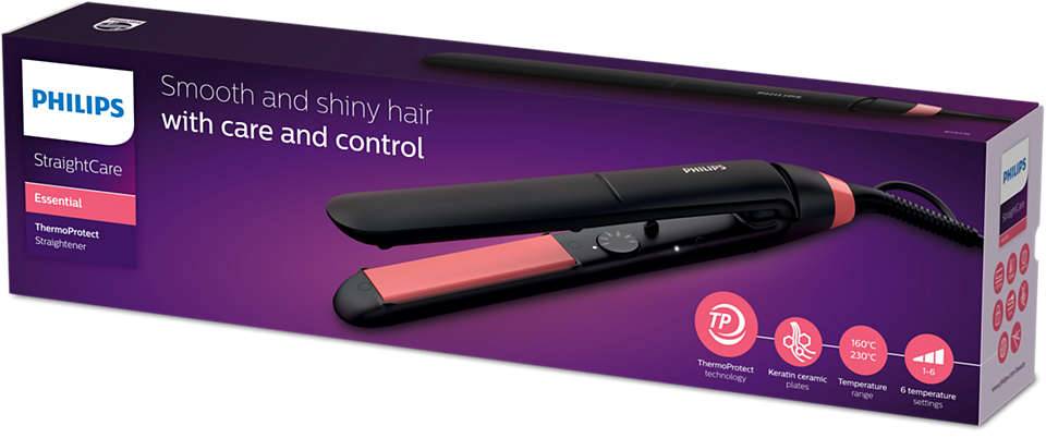 Philips ThermoProtect Straightener BHS376/00 - Jango Mall